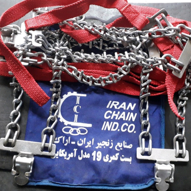 زنجیر چرخ فولادی رینگ اسپورت و فابریک آلومینیومی سایز 19 ایران زنجیر - اراک