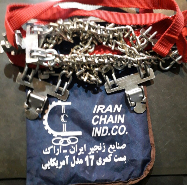 زنجیر چرخ فولادی رینگ اسپورت و فابریک آلومینیومی سایز 17 ایران زنجیر