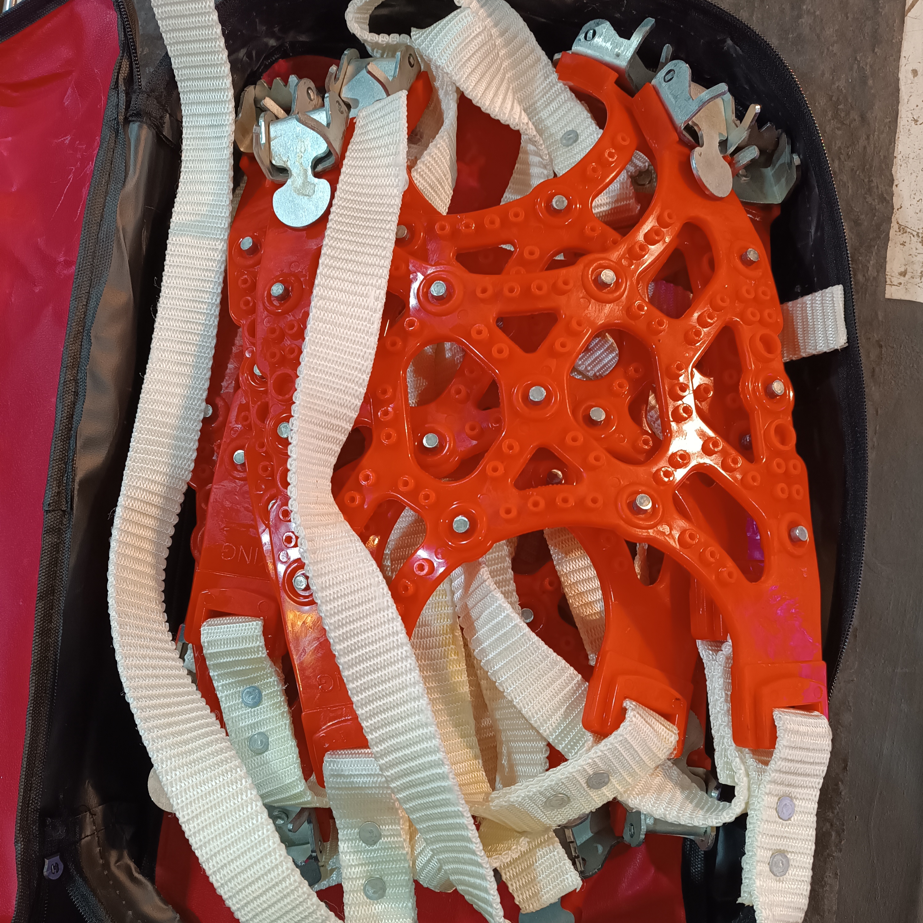 زنجیر چرخ پلیمری مدل آمریکایی یخشکن دار دو قفل پهن